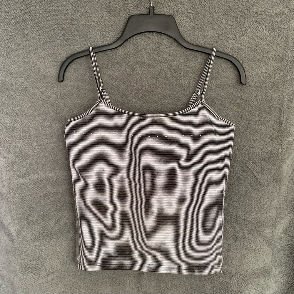 The Limited Gray Sleeveless Fitted Camisole